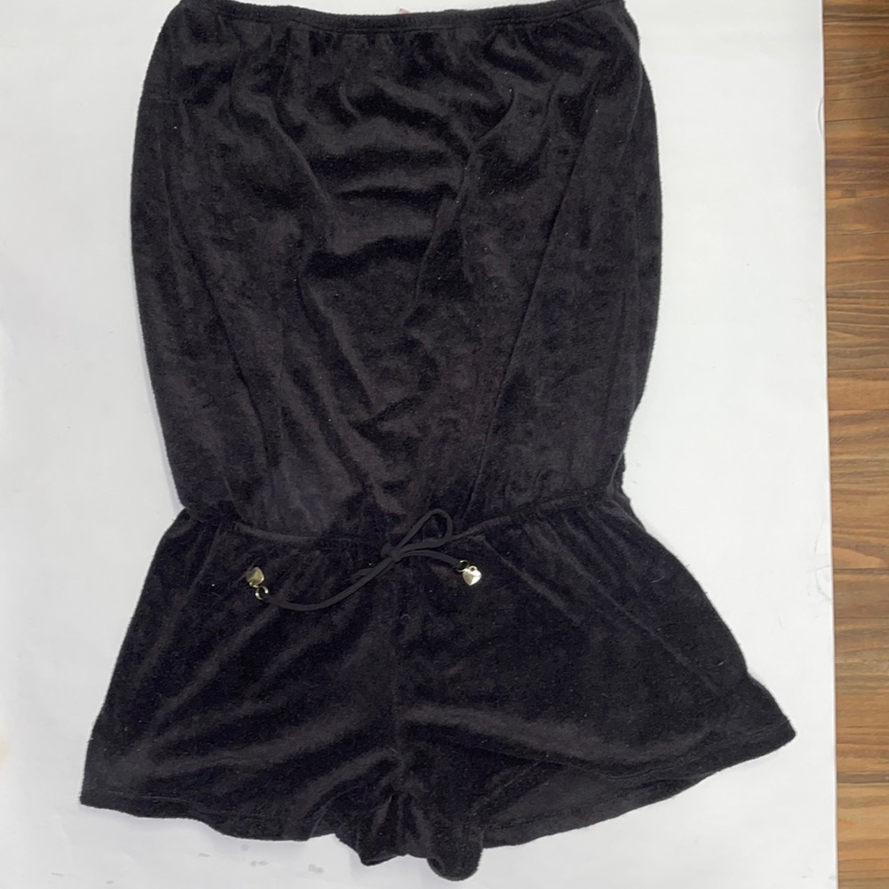 Juicy couture terrycloth romper shorts / swim cover up